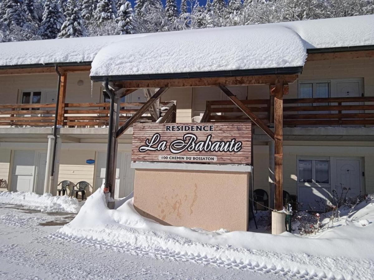 Babaute 7, Studio Typique Au Pied Des Pistes Prémanon Exterior foto